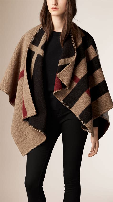 burberry blanket poncho replica|Women’s Designer Ponchos & Capes .